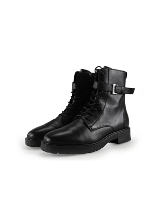 Manfield Schnürstiefel Schwarz 288004