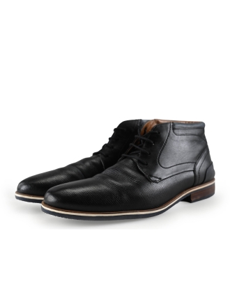 Manfield Schnürstiefel Schwarz 288050