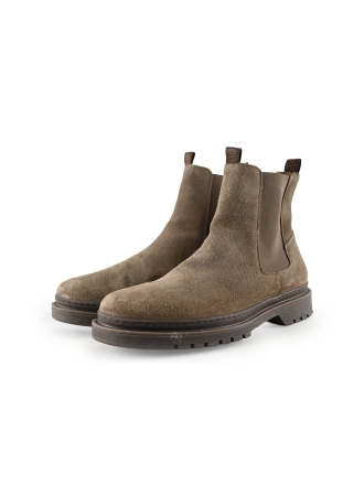 Manfield Chelsea boots Braun 288076