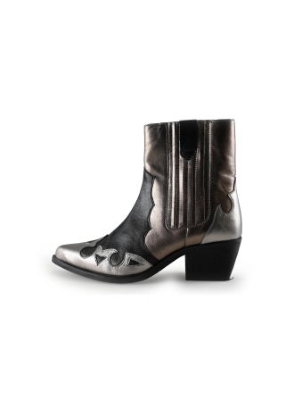 Manfield Stiefeletten Silber 288205