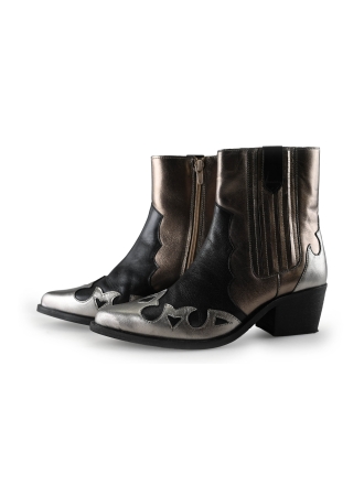 Manfield Stiefeletten Silber 288205