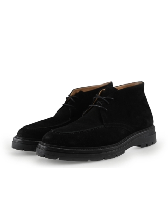 Manfield Schnürstiefel Schwarz 288226