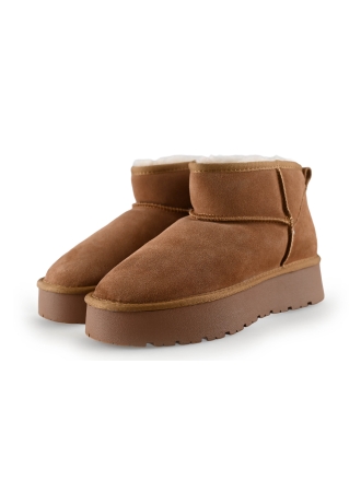 Manfield Schneestiefel Beige 288264