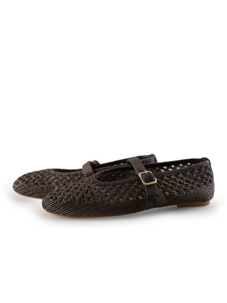 Manfield Ballerinaschuhe Braun 288353