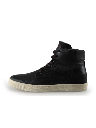 Manfield Hohe Sneaker Schwarz 288370