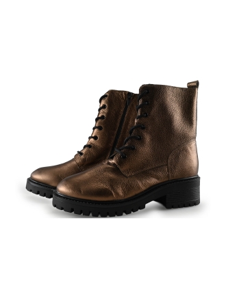 Manfield Schnürstiefel Bronze 288429