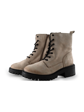 Manfield Schnürstiefel Beige 288430