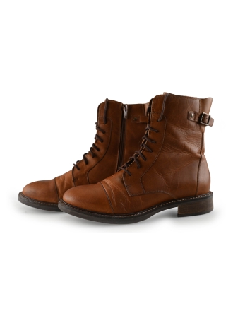 Manfield Schnürstiefel Cognac 288457
