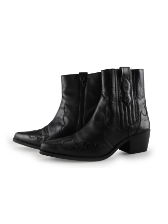 Manfield Cowboystiefel Schwarz 288489