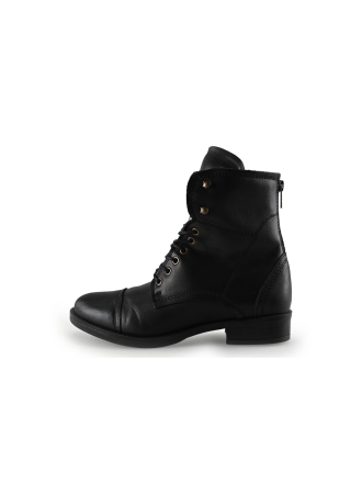 Manfield Schnürstiefel Schwarz 288502