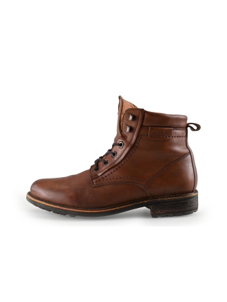 Van Lier Schnürstiefel Cognac 289726