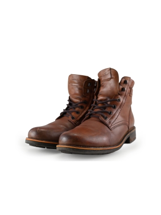 Van Lier Schnürstiefel Cognac 289726