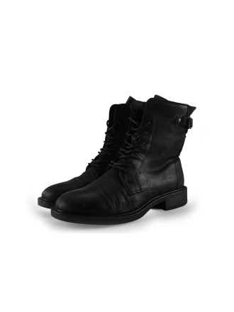 Manfield Schnürstiefel Schwarz 289733