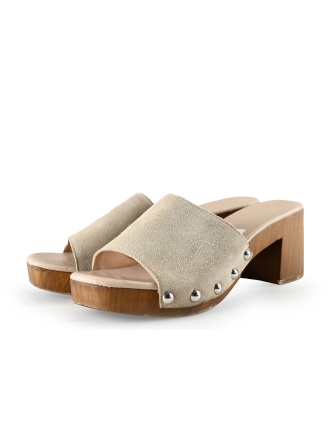 Sacha Mules Pantoletten Beige 289929