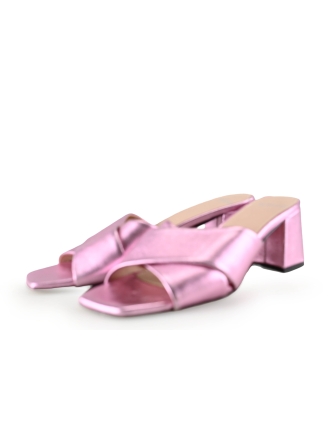 Manfield Mules Pantoletten Rosa 289992