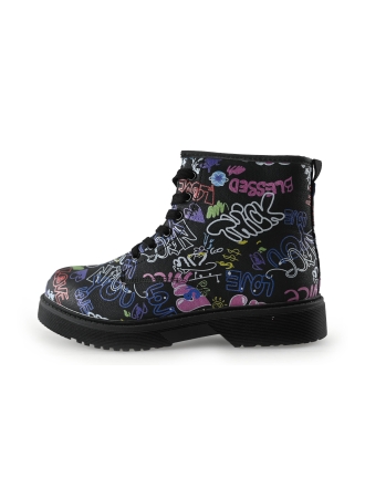 Marikelly Schnürstiefel Schwarz 290281
