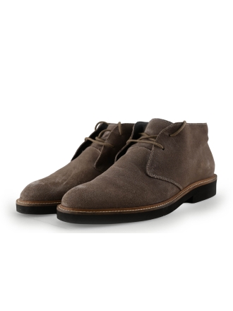 Manfield Schnürstiefel Beige 290423