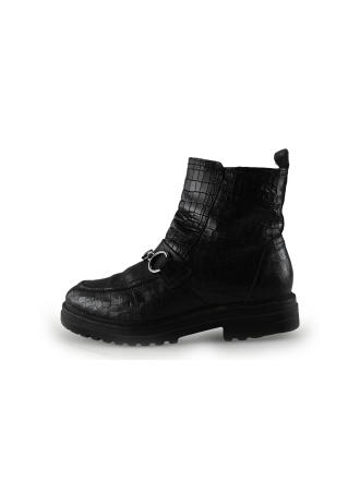 Manfield Schnürstiefel Schwarz 290426