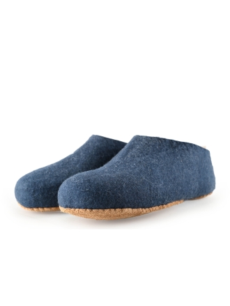 Manfield Hausschuhe Blau 290618