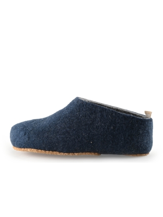 Manfield Hausschuhe Blau 290619