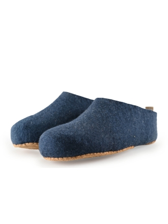 Manfield Hausschuhe Blau 290619