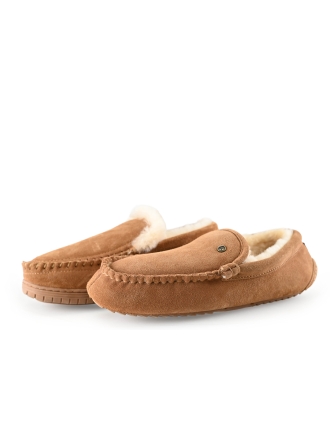 Warmbat Australia Hausschuhe Cognac 290757