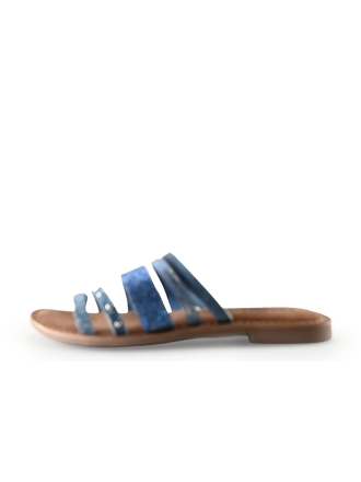 Lazamani Mules Pantoletten Blau 290867