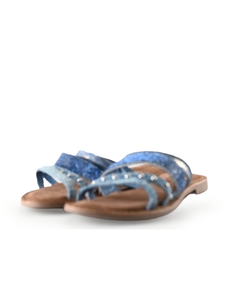 Lazamani Mules Pantoletten Blau 290867