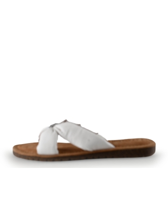 Lazamani Mules Pantoletten Weiß 290930