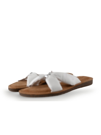 Lazamani Mules Pantoletten Weiß 290930