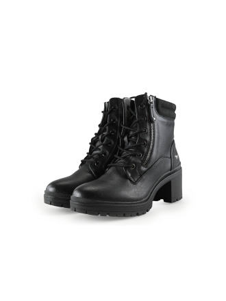 Mustang Schnürstiefel Schwarz 291611