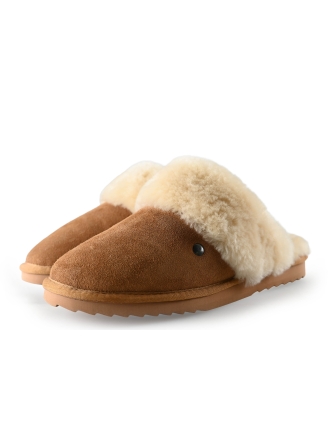Warmbat Australia Hausschuhe Cognac 291650