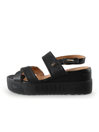 Mustang Keilschuhe Schwarz 292015