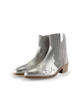 Manfield Cowboystiefel Silber 292229