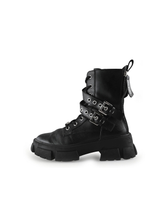 Booztlet Bikerstiefel Schwarz 292258