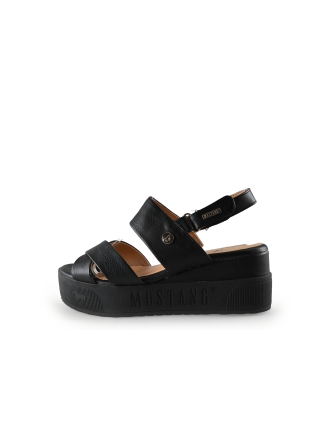 Mustang Keilschuhe Schwarz 292759