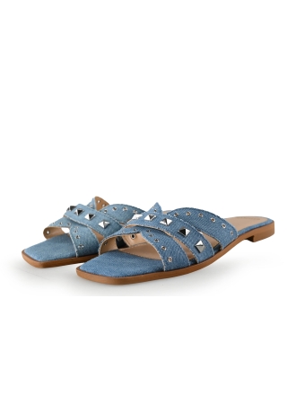Manfield Sandalen Blau 293219