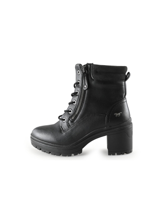 Mustang Schnürstiefel Schwarz 293228