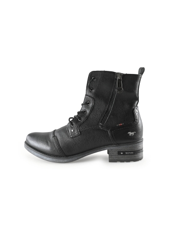 Mustang Schnürstiefel Schwarz 293232