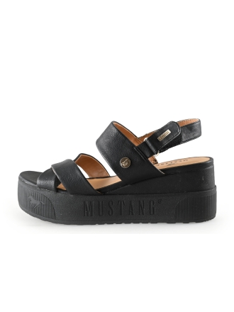 Mustang Keilschuhe Schwarz 293643