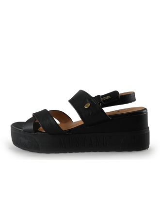 Mustang Keilschuhe Schwarz 293688