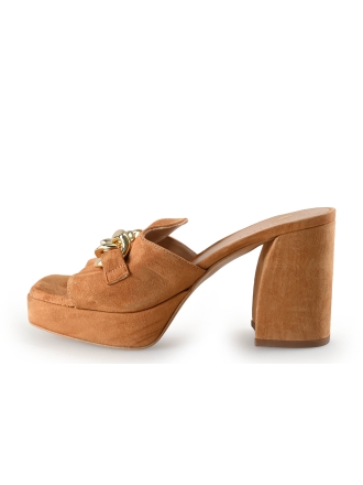 Unisa Mules Pantoletten Cognac 294005