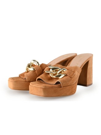 Unisa Mules Pantoletten Cognac 294005