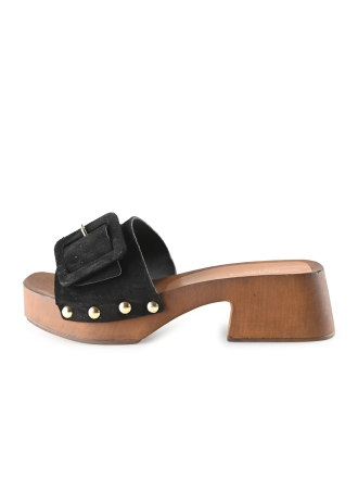 Notre-V Mules Pantoletten Schwarz 295656