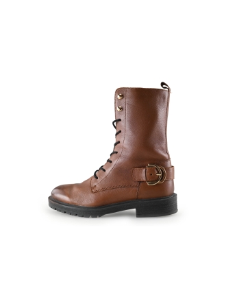 Poelman Schnürstiefel Cognac 295937