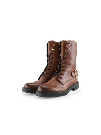 Poelman Schnürstiefel Cognac 295937