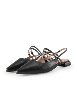 Manfield Ballerinaschuhe Schwarz 296019