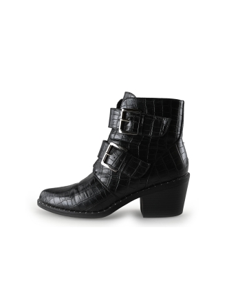 Luckyshoes Stiefeletten Schwarz 296082