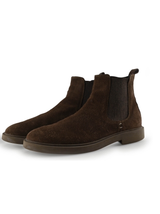 Manfield Chelsea boots Braun 296093