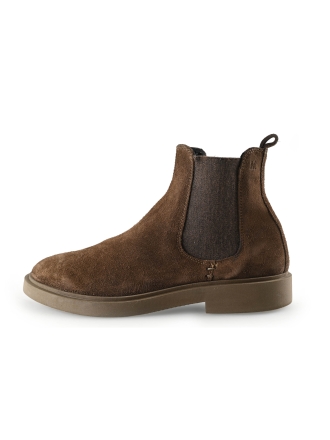 Manfield Chelsea boots Braun 296099